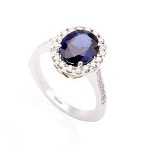 TARÍN BLUE<br> Anillo de compromiso